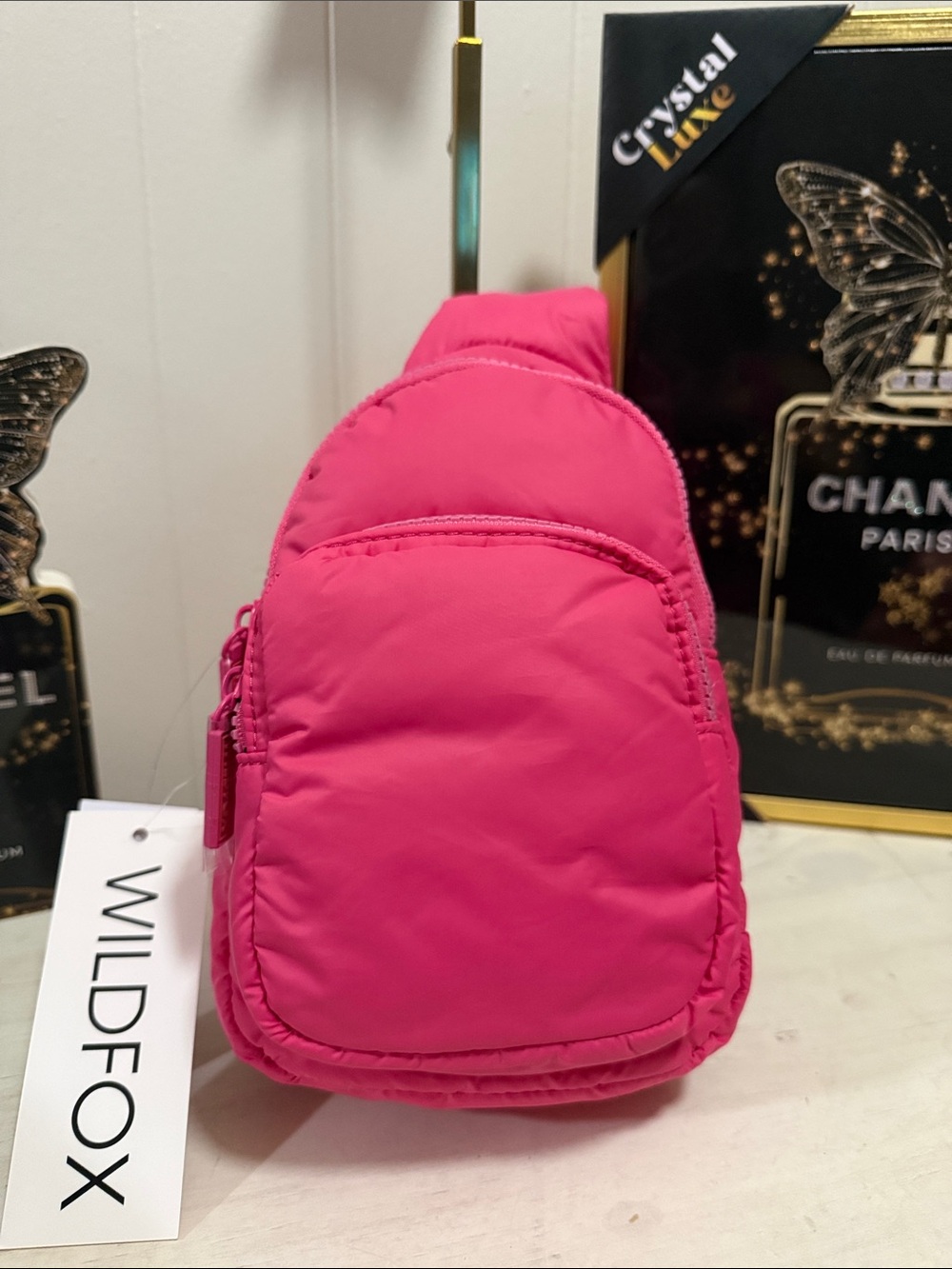 Wildfox Hot Pink Crossbody Sling
